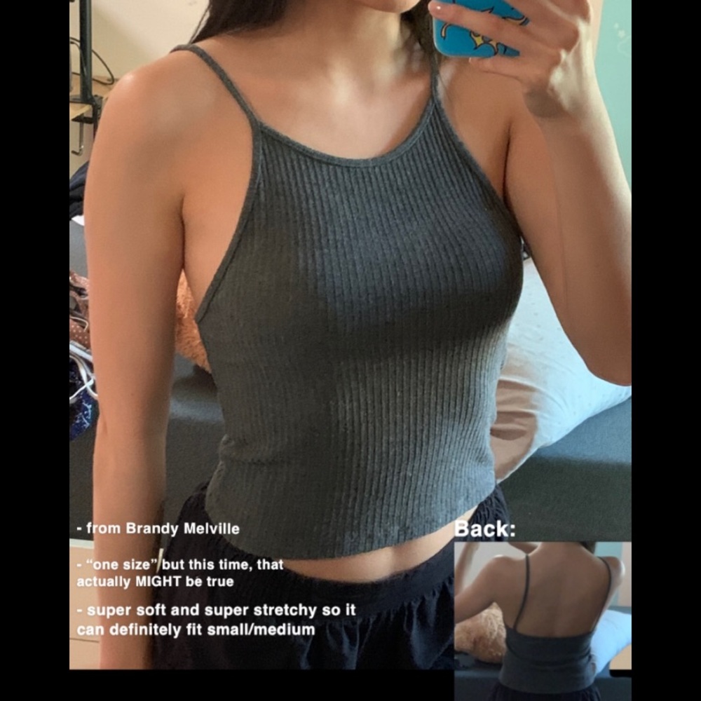 Brandy Melville gray tank